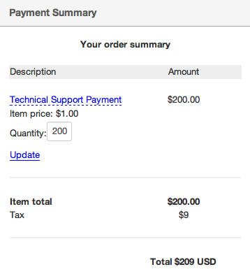 payment