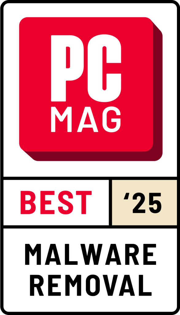 Prêmio PC Mag Best of 2025 para remoção de malware